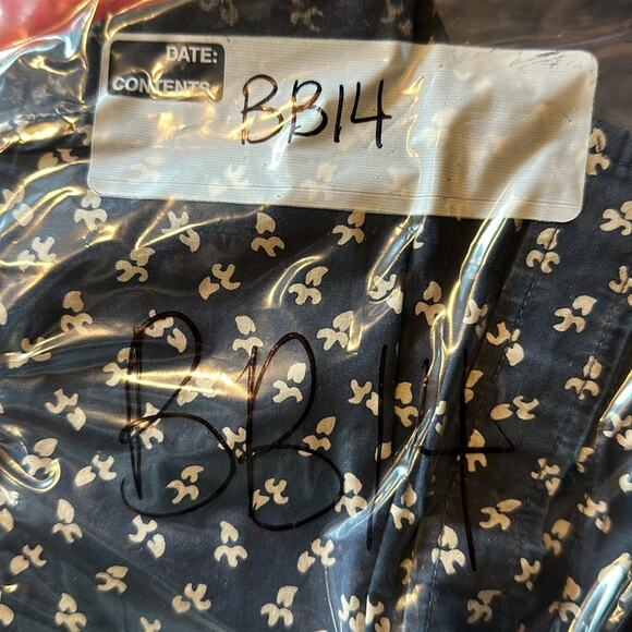 OBEY Propaganda Dandelion Short Sleeve Button Down Shirt Men’s Sz Medium Navy - Picture 10 of 10